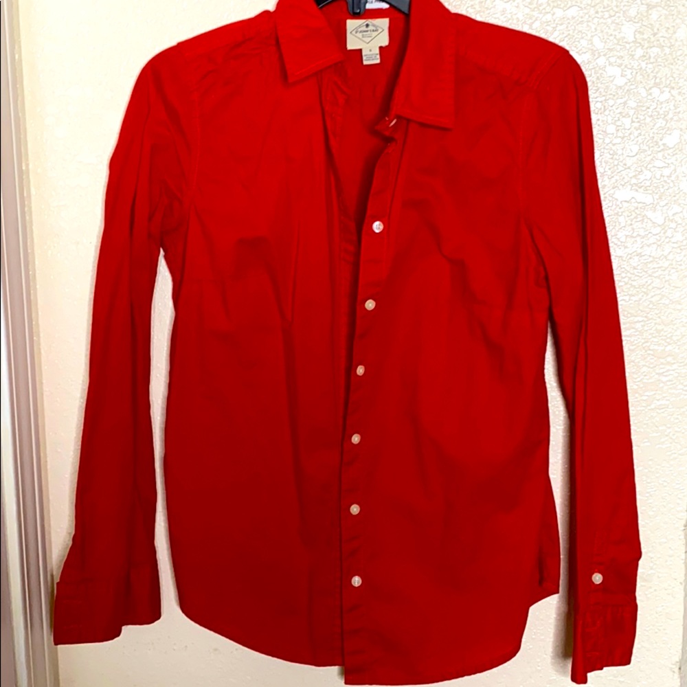 Red blouse